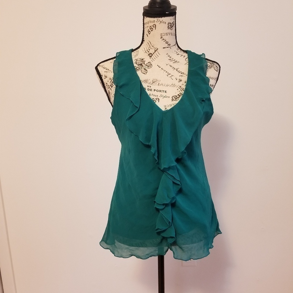 Vintage ruffled blouse - Picture 1 of 5